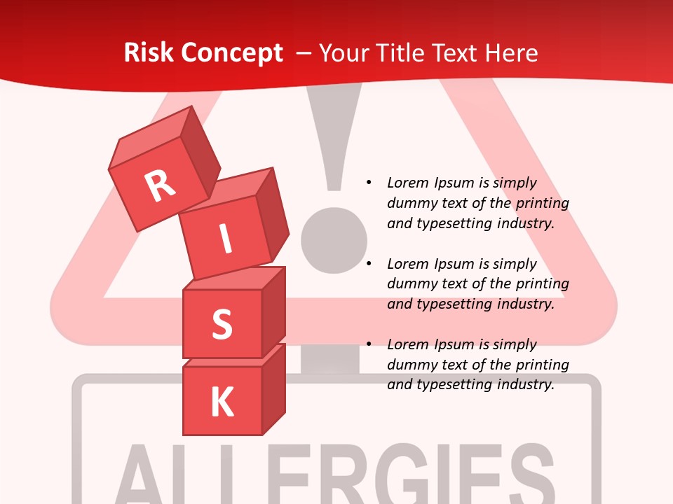 Allergen Treatment Sickness PowerPoint Template