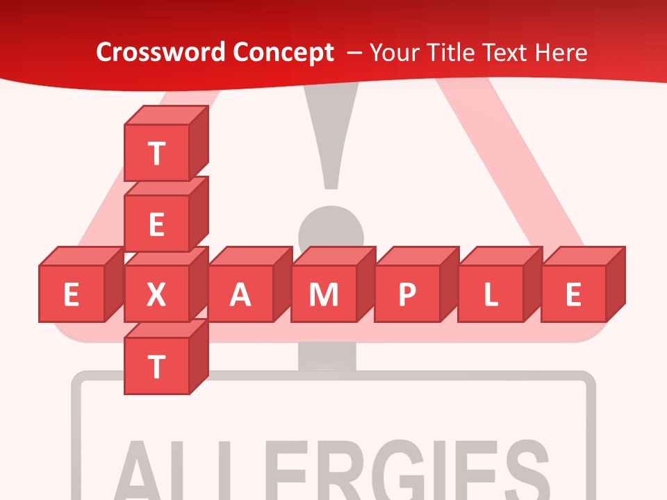 Allergen Treatment Sickness PowerPoint Template