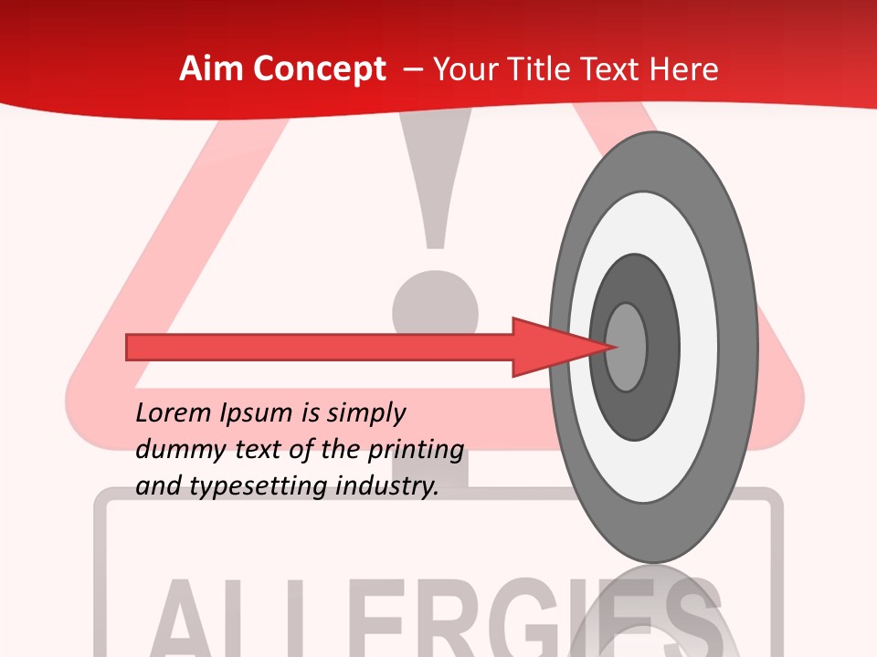 Allergen Treatment Sickness PowerPoint Template