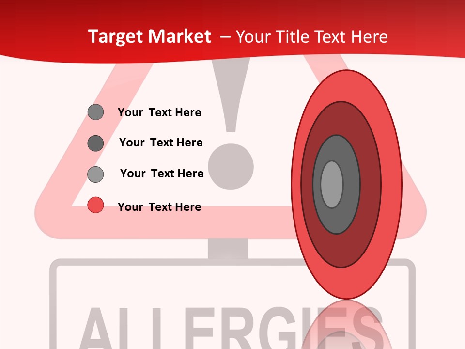 Allergen Treatment Sickness PowerPoint Template