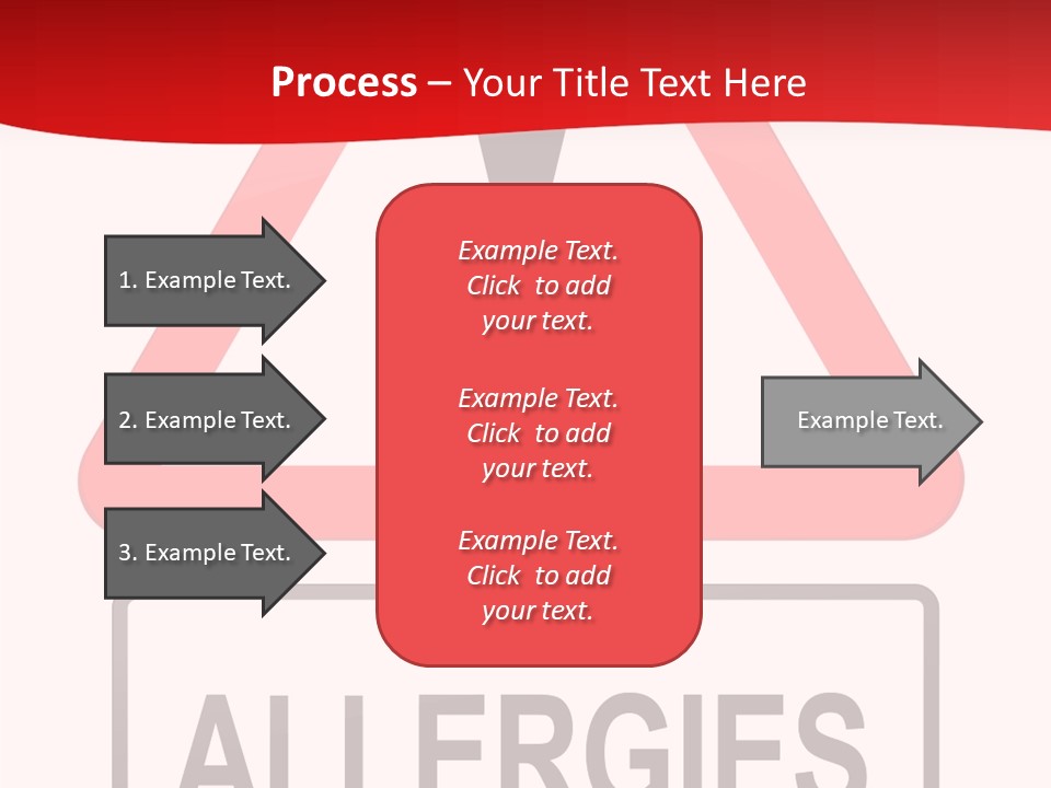 Allergen Treatment Sickness PowerPoint Template