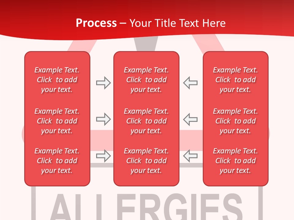 Allergen Treatment Sickness PowerPoint Template