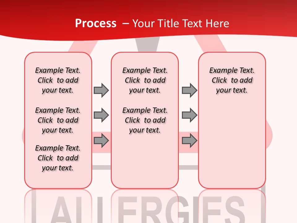 Allergen Treatment Sickness PowerPoint Template