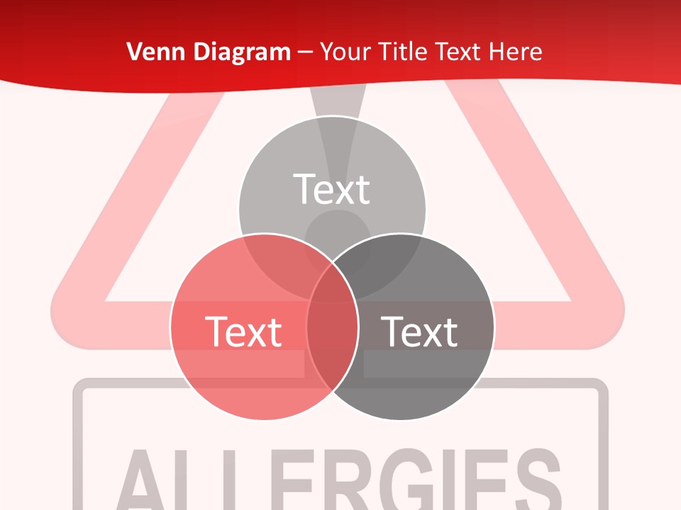 Allergen Treatment Sickness PowerPoint Template