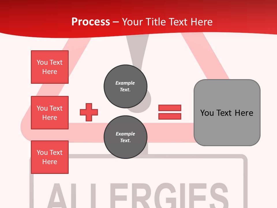 Allergen Treatment Sickness PowerPoint Template