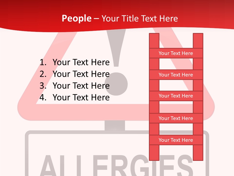 Allergen Treatment Sickness PowerPoint Template