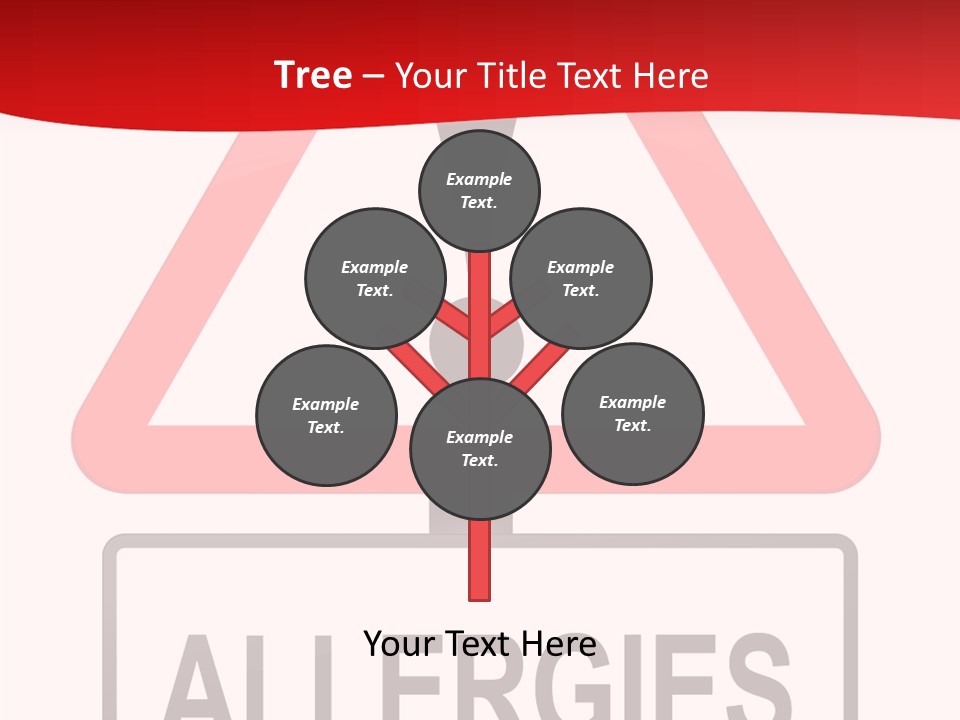 Allergen Treatment Sickness PowerPoint Template