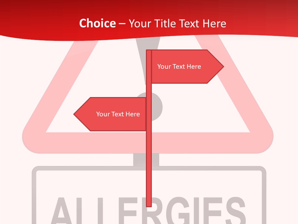 Allergen Treatment Sickness PowerPoint Template