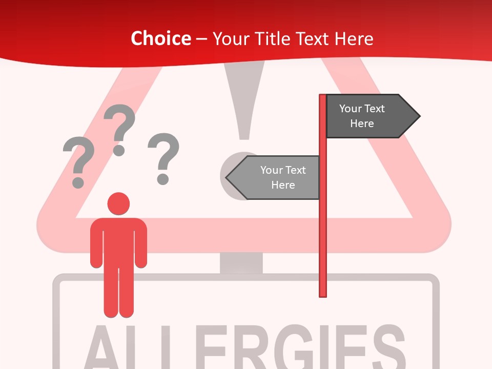 Allergen Treatment Sickness PowerPoint Template