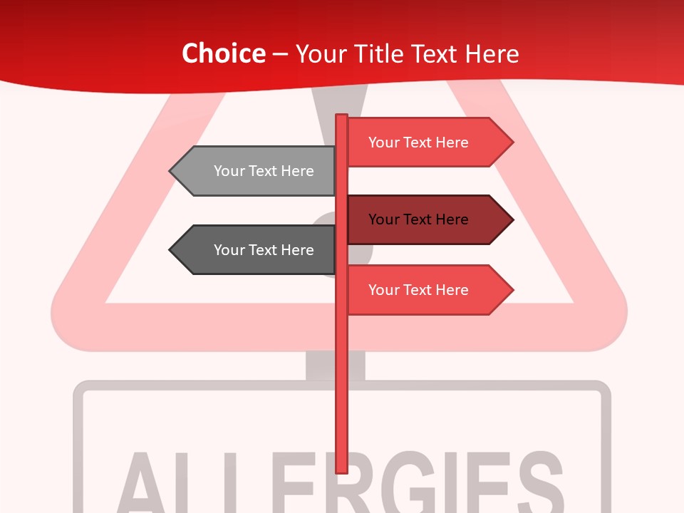 Allergen Treatment Sickness PowerPoint Template