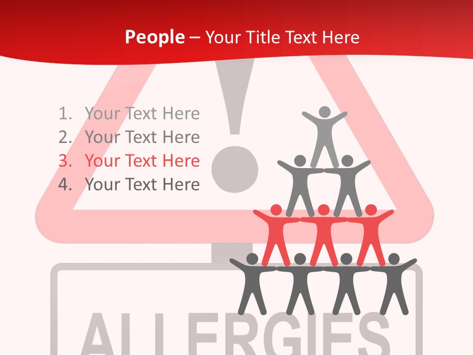 Allergen Treatment Sickness PowerPoint Template