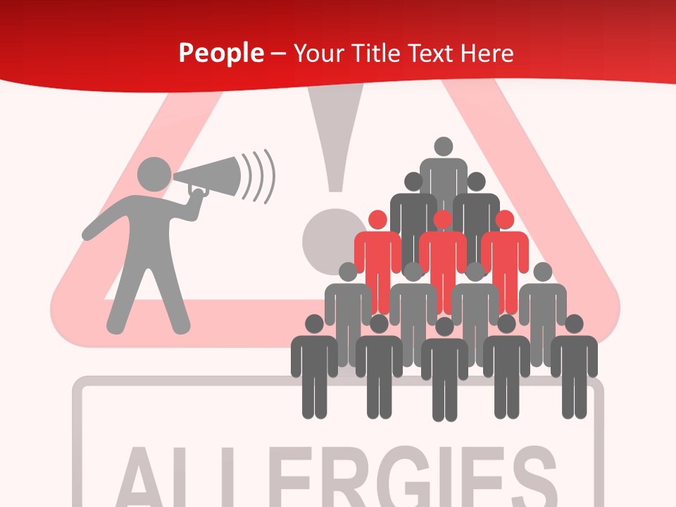 Allergen Treatment Sickness PowerPoint Template