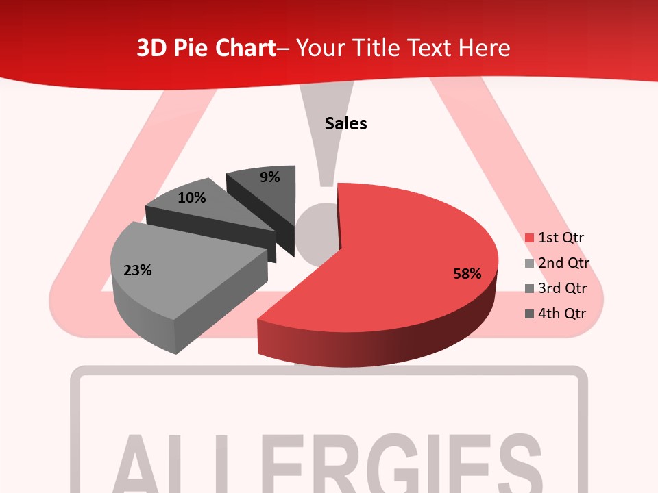 Allergen Treatment Sickness PowerPoint Template