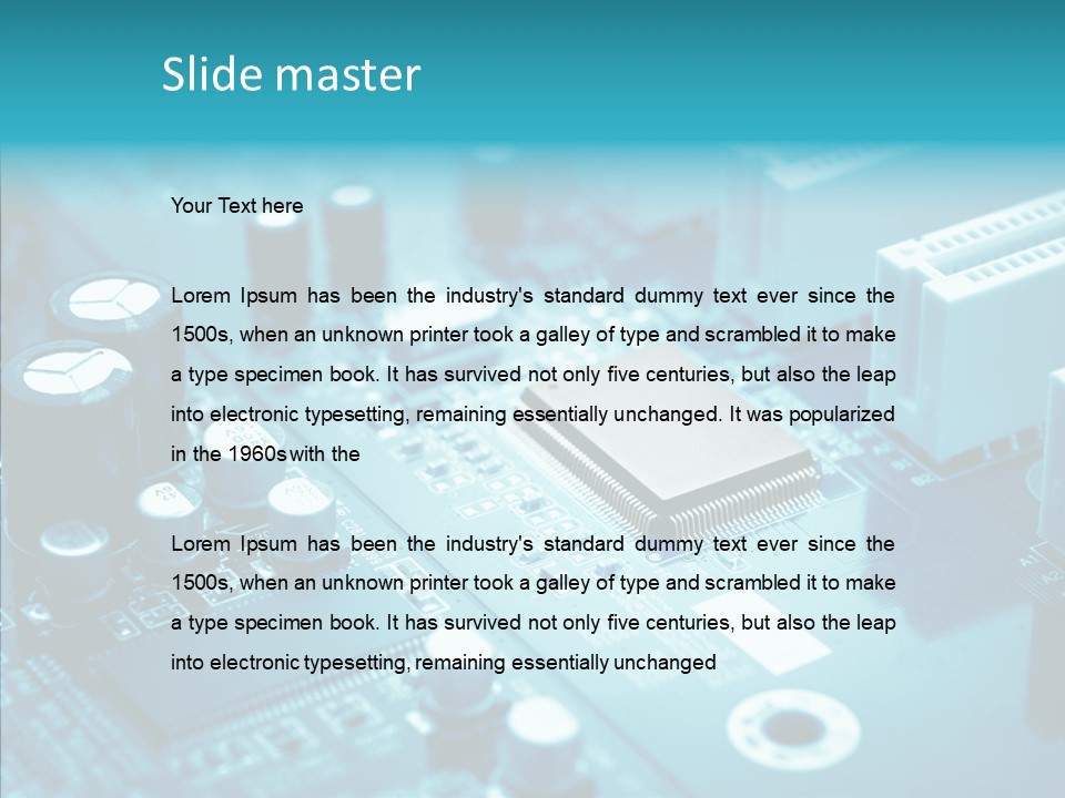 Board Data Card PowerPoint Template