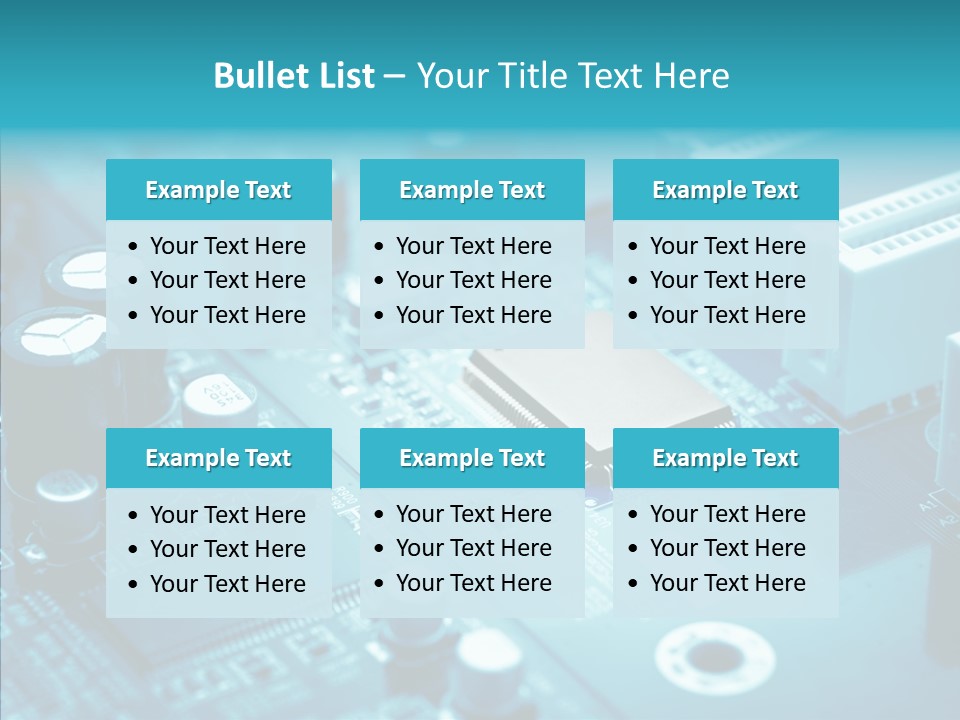 Board Data Card PowerPoint Template