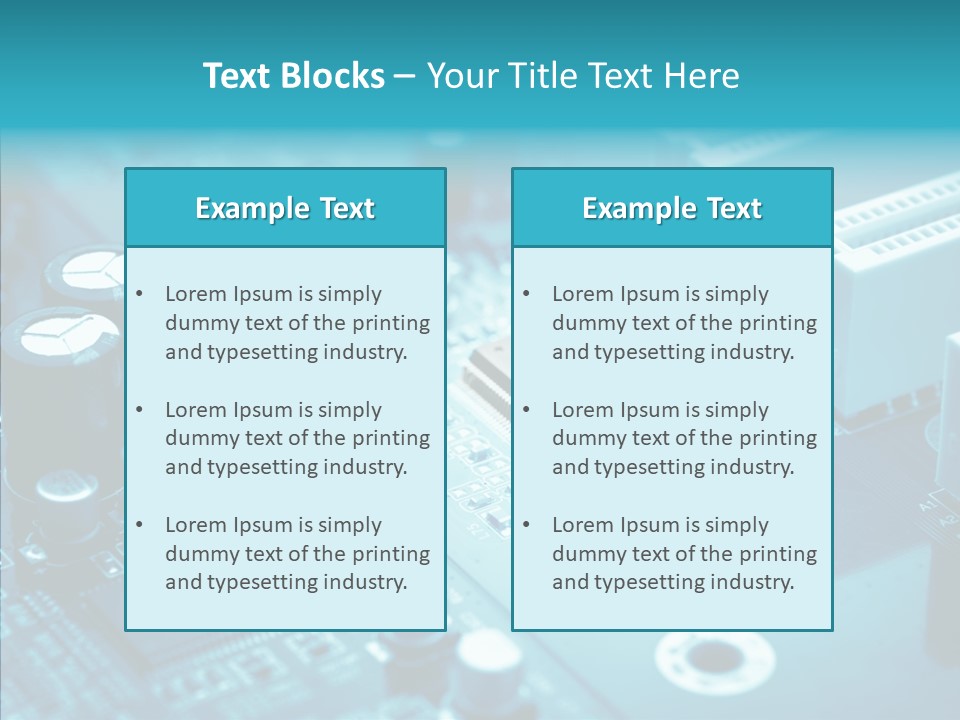 Board Data Card PowerPoint Template