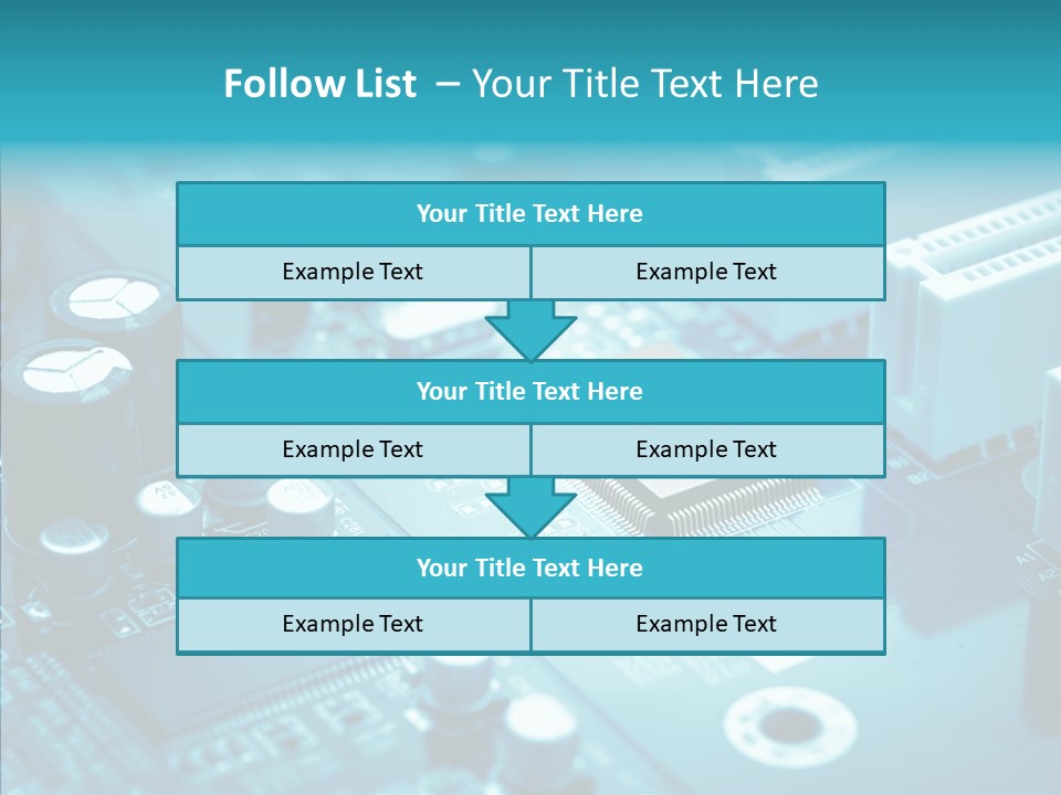 Board Data Card PowerPoint Template