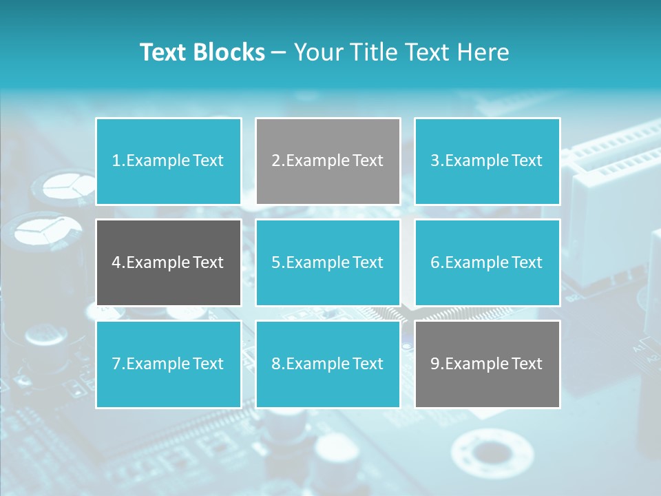 Board Data Card PowerPoint Template
