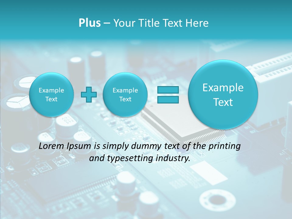 Board Data Card PowerPoint Template