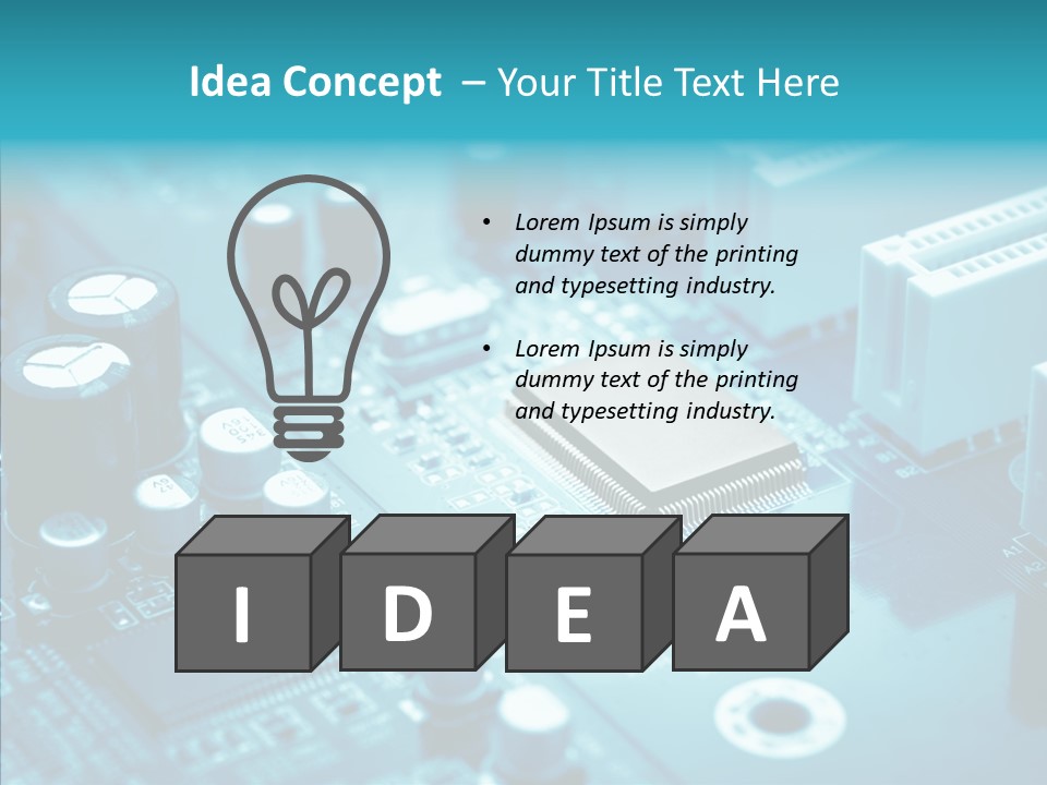 Board Data Card PowerPoint Template