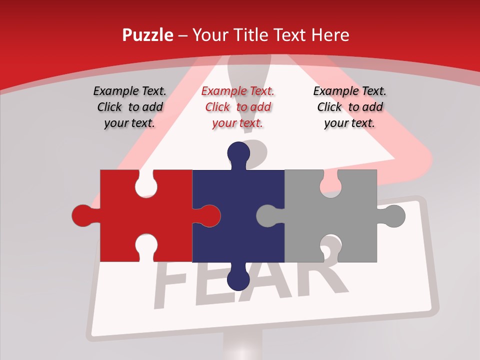 A Red And White Sign With A Question Mark On It PowerPoint Template