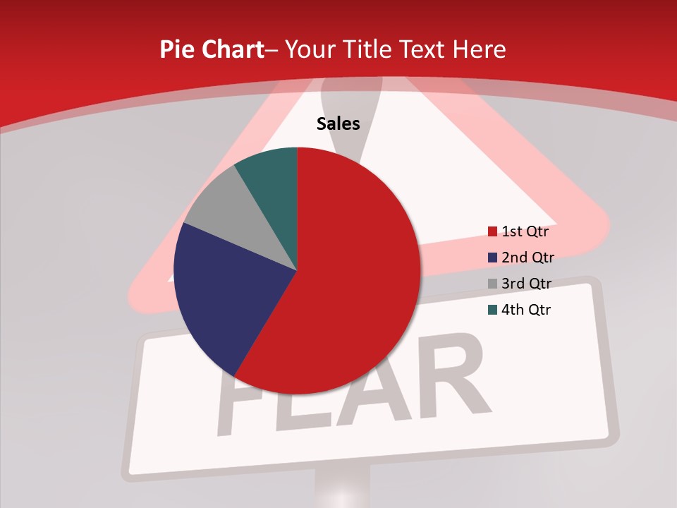 A Red And White Sign With A Question Mark On It PowerPoint Template