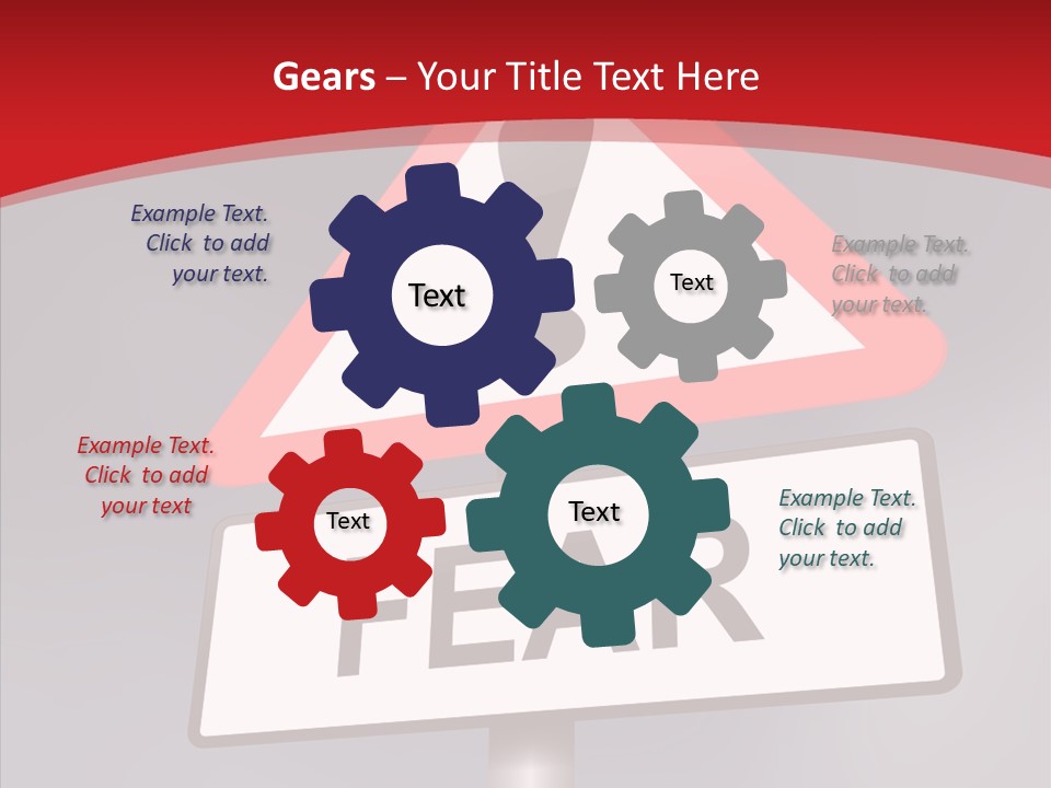 A Red And White Sign With A Question Mark On It PowerPoint Template