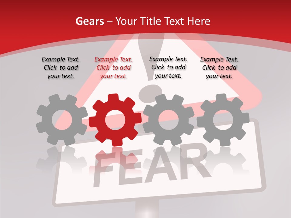 A Red And White Sign With A Question Mark On It PowerPoint Template