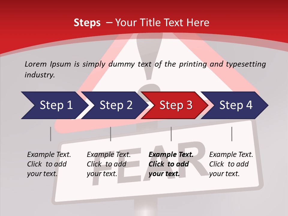 A Red And White Sign With A Question Mark On It PowerPoint Template