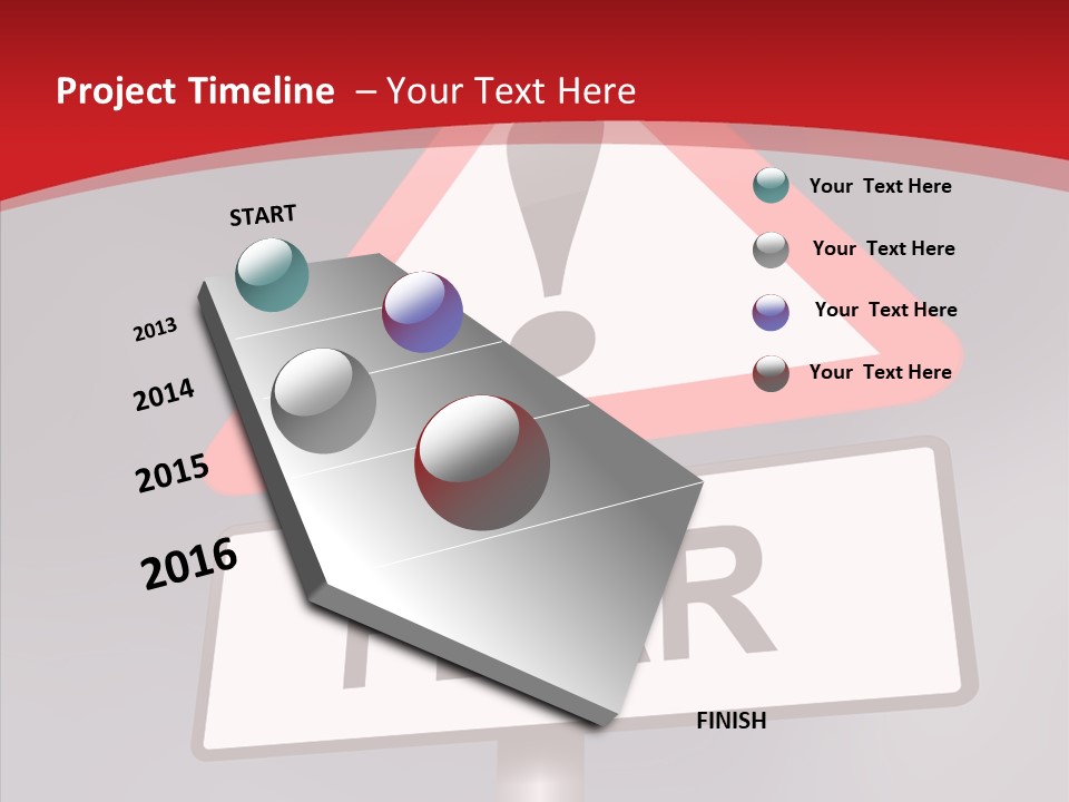 A Red And White Sign With A Question Mark On It PowerPoint Template