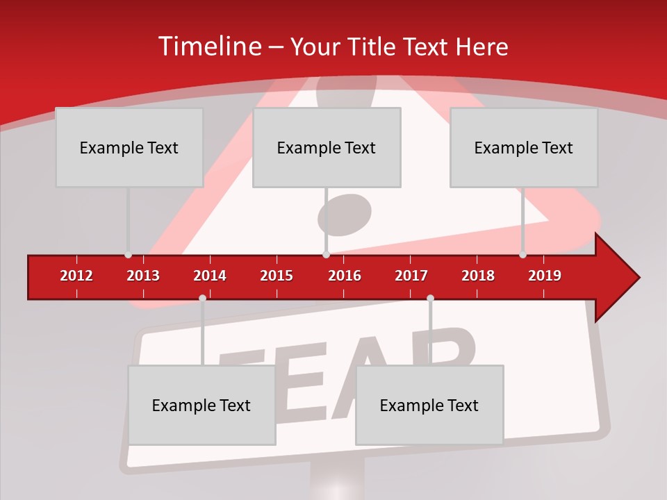 A Red And White Sign With A Question Mark On It PowerPoint Template