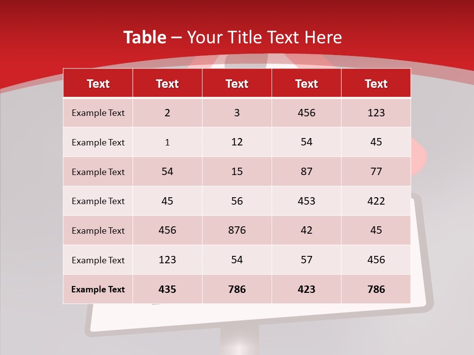 A Red And White Sign With A Question Mark On It PowerPoint Template