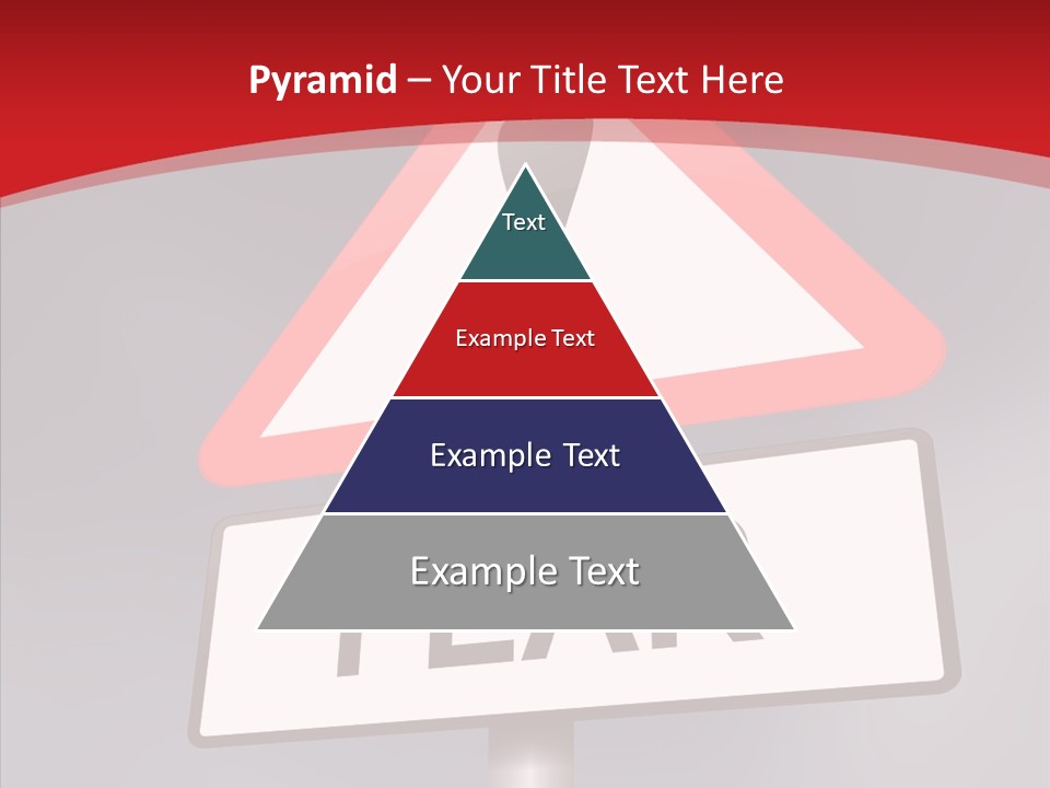A Red And White Sign With A Question Mark On It PowerPoint Template
