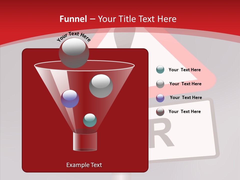 A Red And White Sign With A Question Mark On It PowerPoint Template