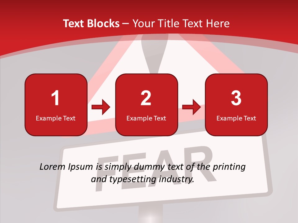 A Red And White Sign With A Question Mark On It PowerPoint Template