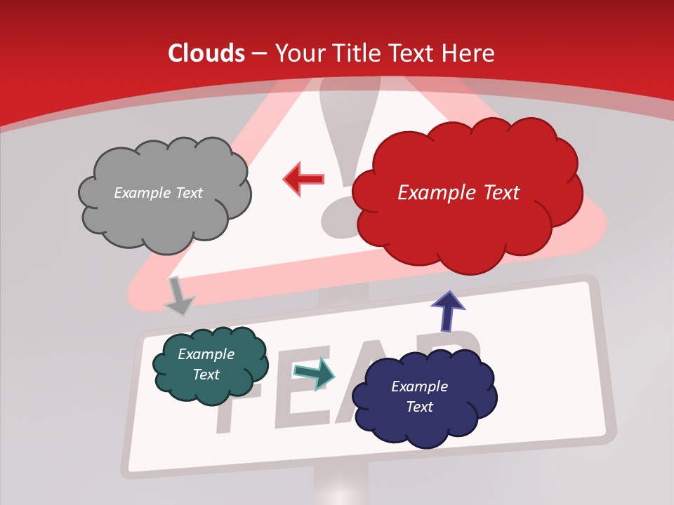 A Red And White Sign With A Question Mark On It PowerPoint Template