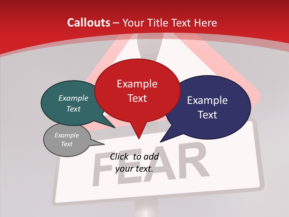 A Red And White Sign With A Question Mark On It PowerPoint Template