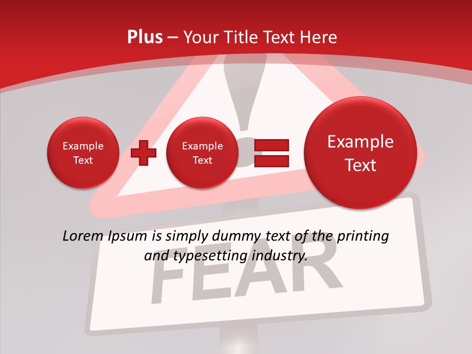 A Red And White Sign With A Question Mark On It PowerPoint Template