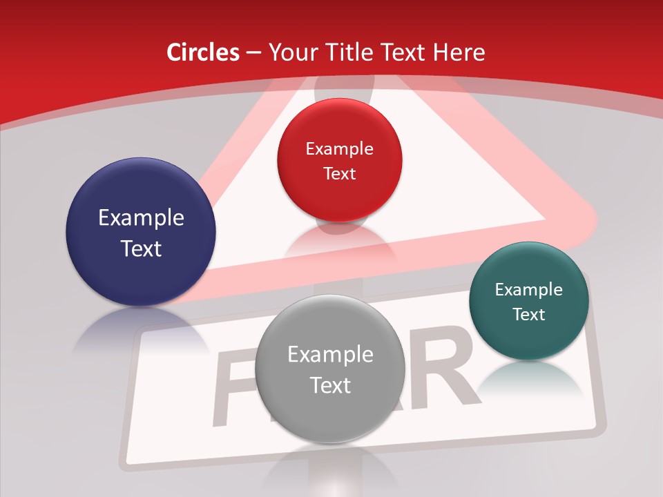 A Red And White Sign With A Question Mark On It PowerPoint Template