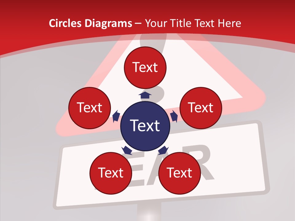 A Red And White Sign With A Question Mark On It PowerPoint Template