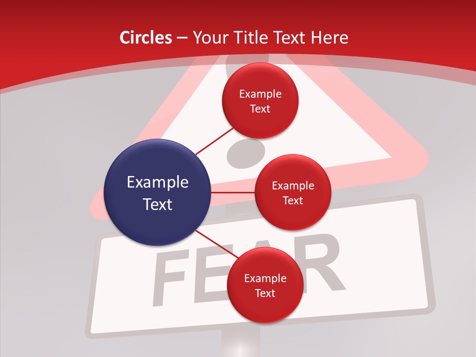 A Red And White Sign With A Question Mark On It PowerPoint Template