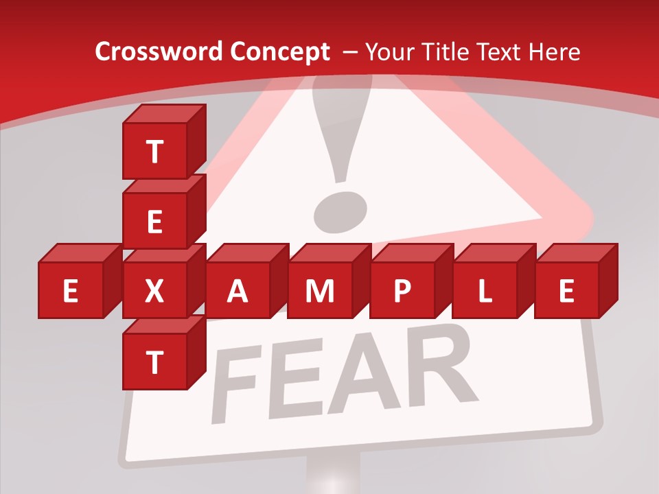 A Red And White Sign With A Question Mark On It PowerPoint Template