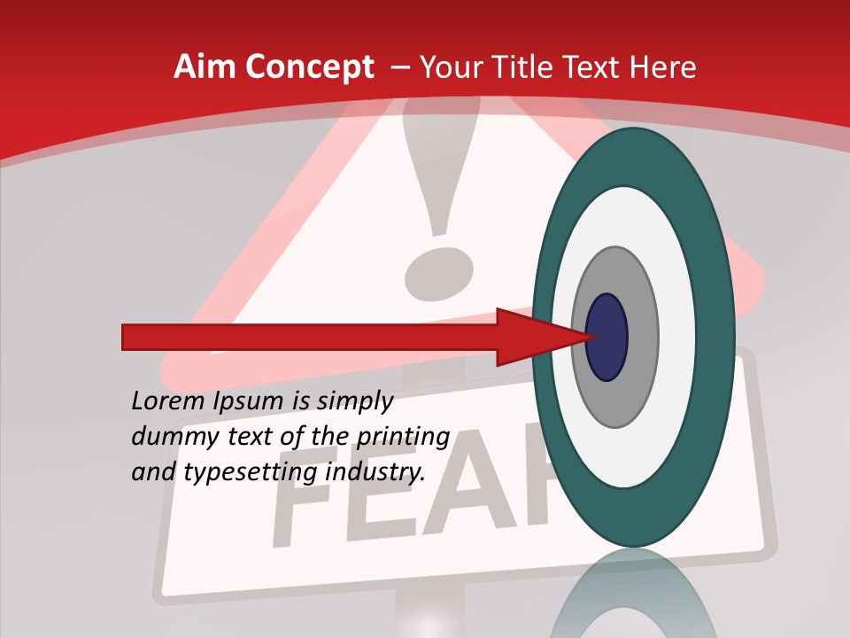 A Red And White Sign With A Question Mark On It PowerPoint Template