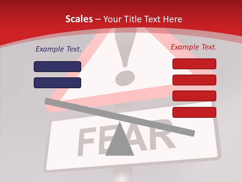 A Red And White Sign With A Question Mark On It PowerPoint Template