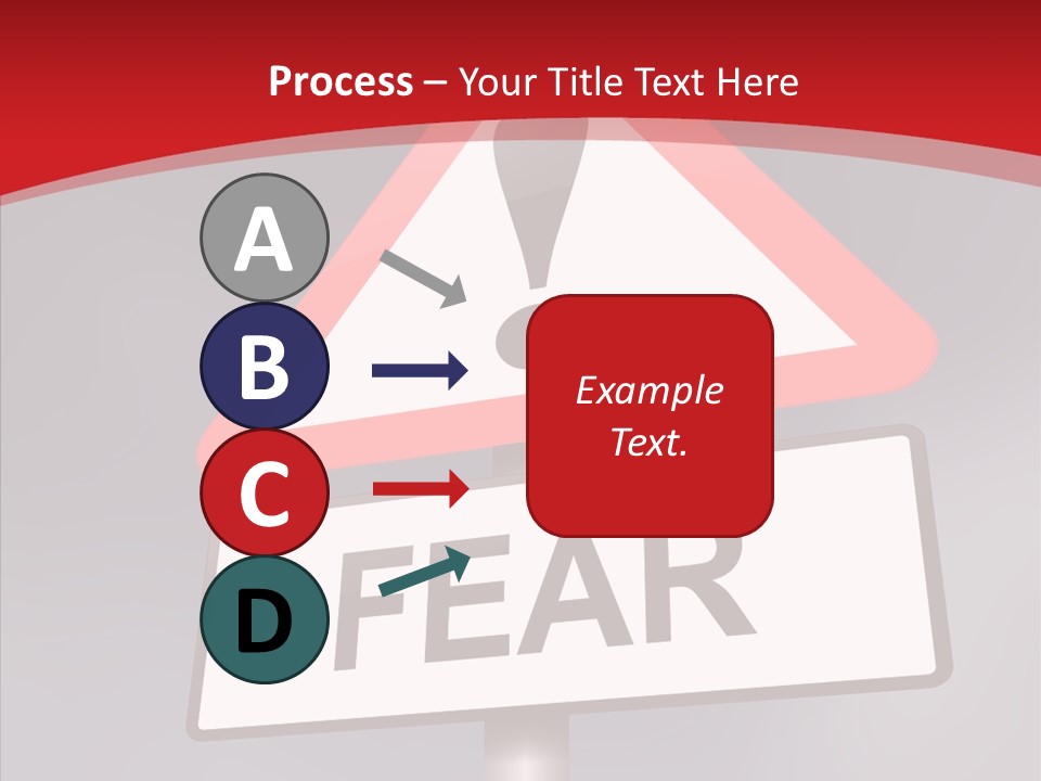 A Red And White Sign With A Question Mark On It PowerPoint Template
