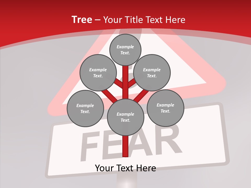 A Red And White Sign With A Question Mark On It PowerPoint Template