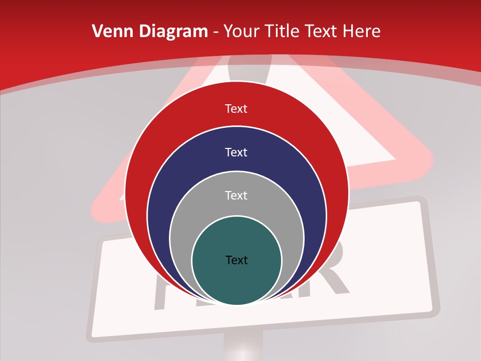 A Red And White Sign With A Question Mark On It PowerPoint Template