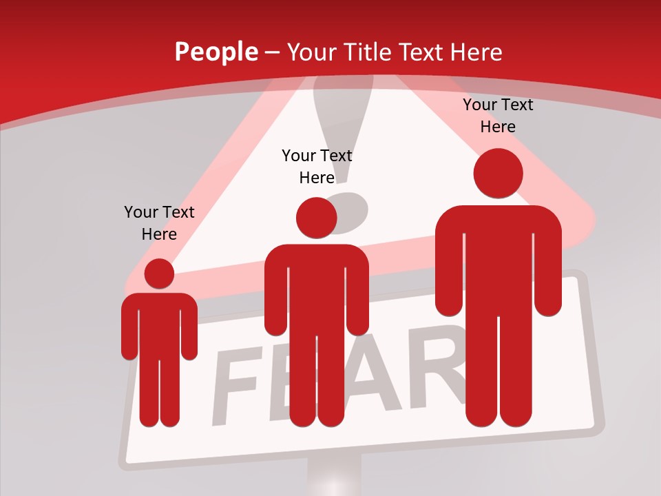 A Red And White Sign With A Question Mark On It PowerPoint Template