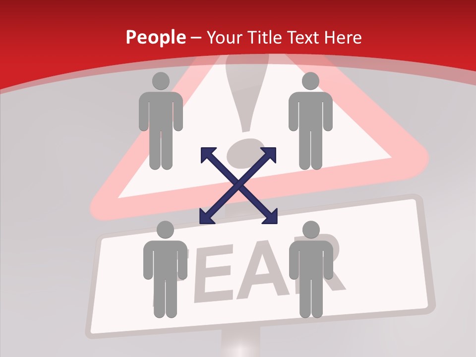 A Red And White Sign With A Question Mark On It PowerPoint Template