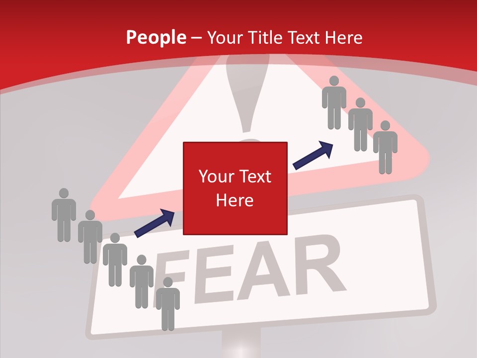 A Red And White Sign With A Question Mark On It PowerPoint Template